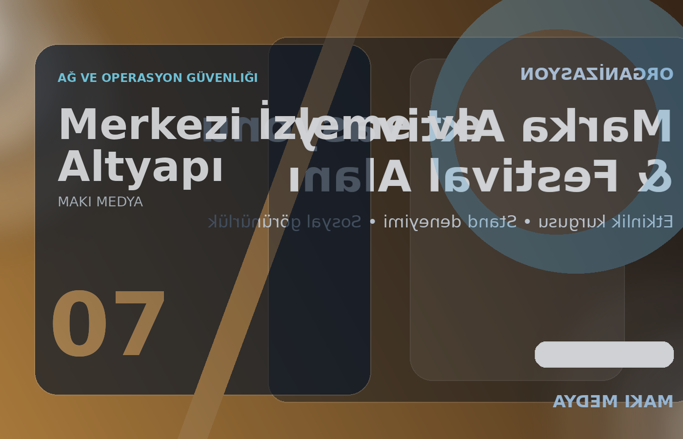 Merkezi izleme ve altyapı güvenliği görseli
