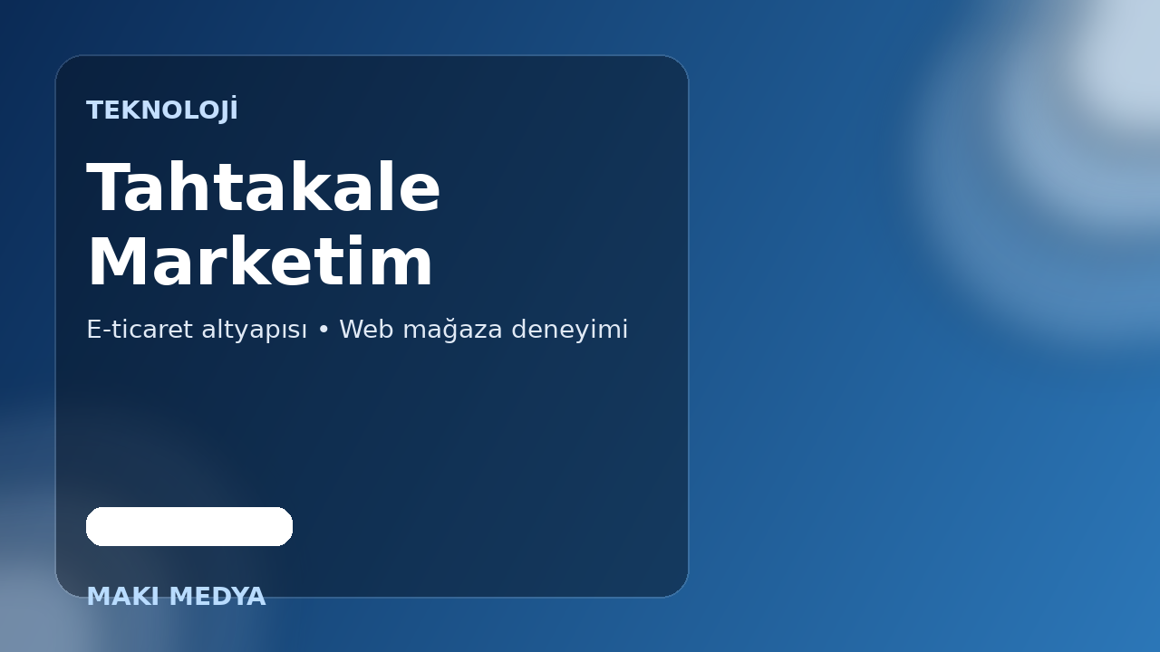 Tahtakale Marketim arayüz görseli